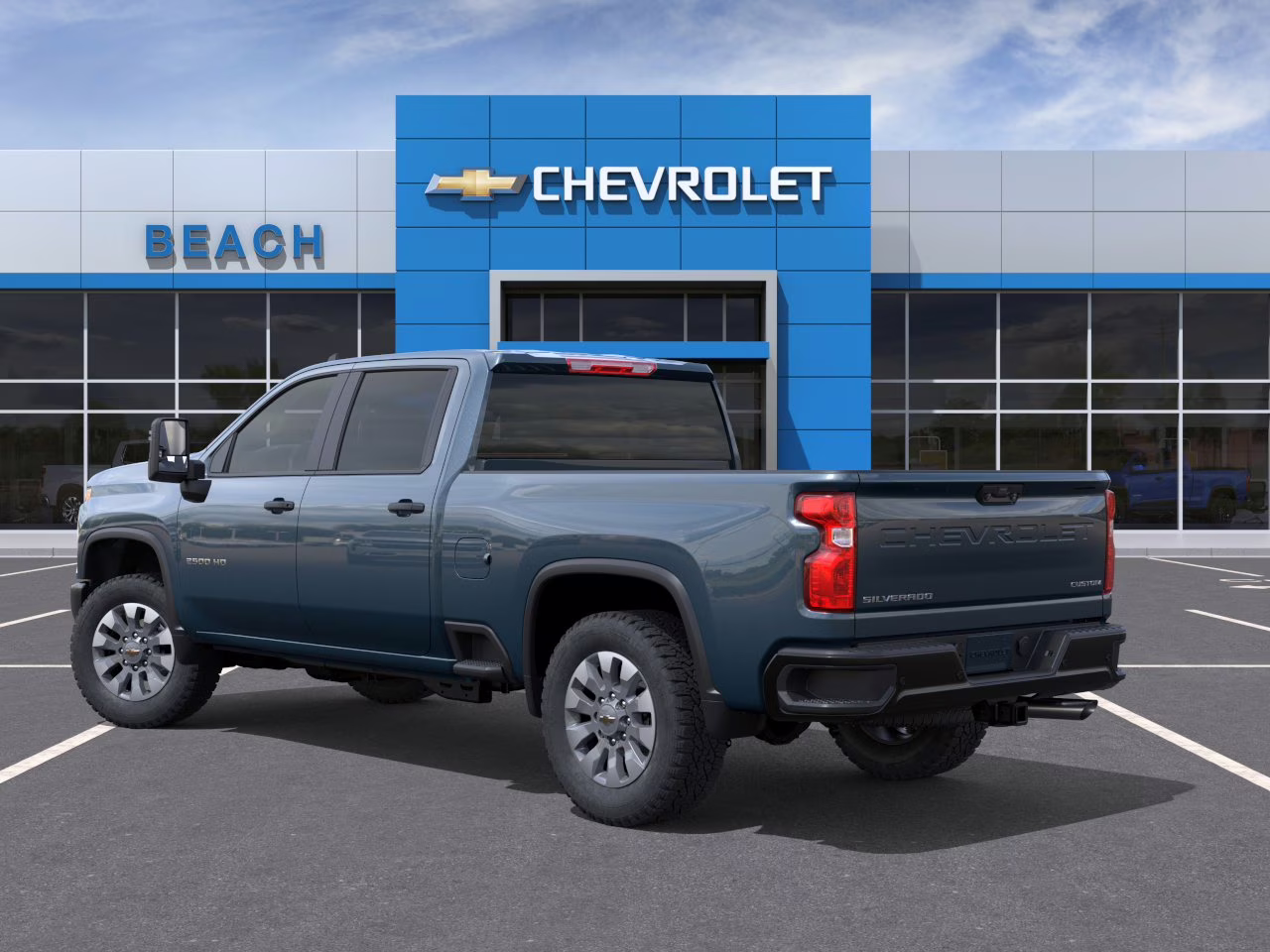 2026 Lakeshore Blue Metallic Chevrolet Silverado 2500 HD Custom 4X4 Truck