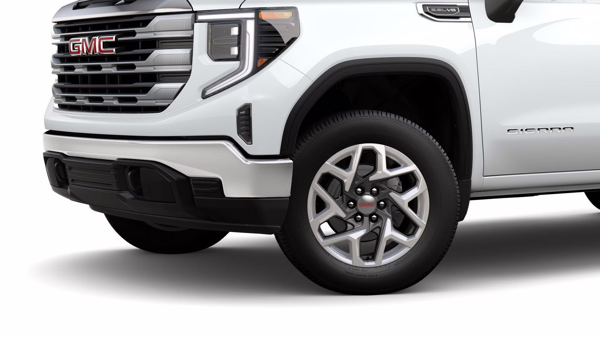 2026 Summit White GMC Sierra 1500 SLE 4X4 Truck