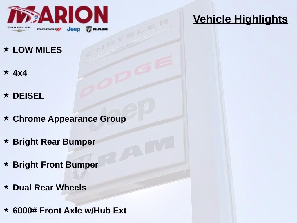 2025 Bright White Clearcoat Ram 3500 Tradesman 4X4 Truck