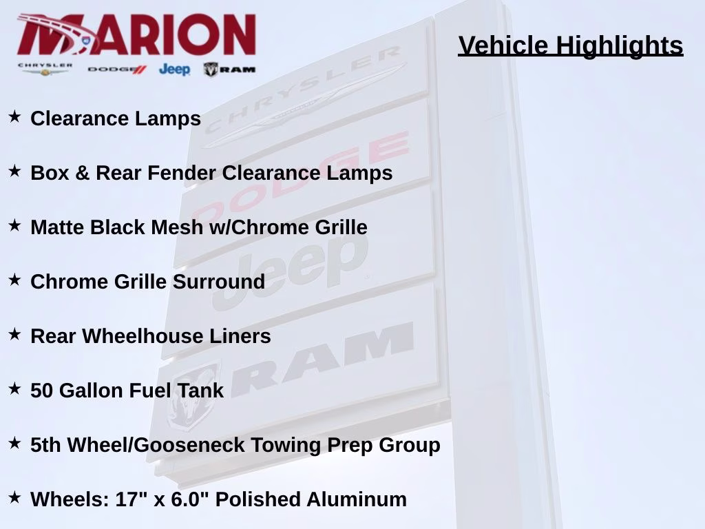 2025 Bright White Clearcoat Ram 3500 Tradesman 4X4 Truck