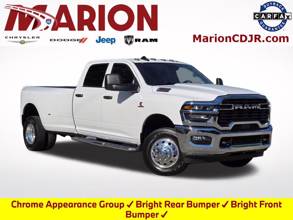 2025 Bright White Clearcoat Ram 3500 Tradesman 4X4 Truck