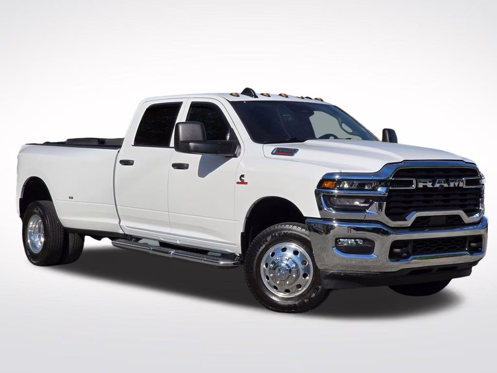 2025 Bright White Clearcoat Ram 3500 Tradesman 4X4 Truck