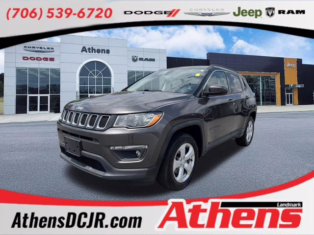 2018 Granite Crystal Metallic Clearcoat Jeep Compass Latitude 4X4 SUV