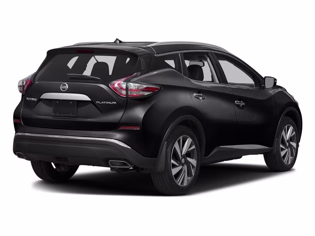 2017 Magnetic Black Metallic Nissan Murano Platinum AWD SUV