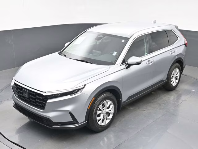 2025 Solar Silver Metallic Honda CR-V LX AWD SUV