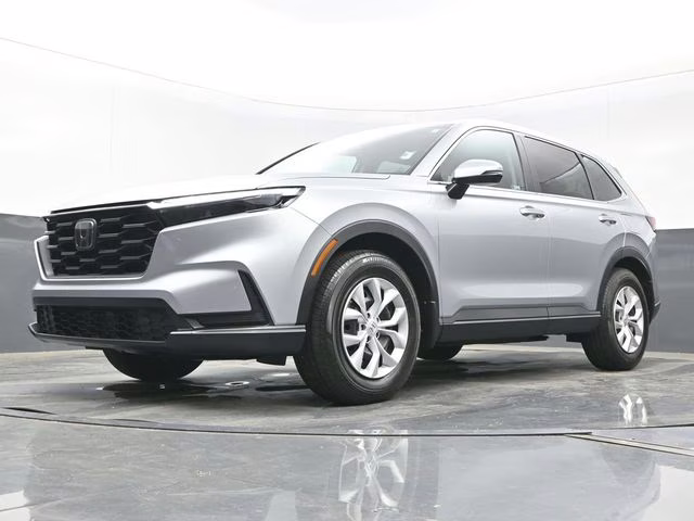 2025 Solar Silver Metallic Honda CR-V LX AWD SUV