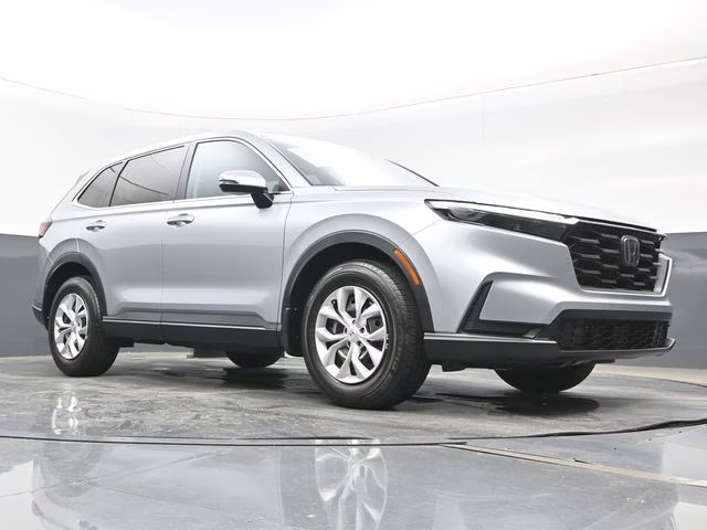 2025 Solar Silver Metallic Honda CR-V LX AWD SUV