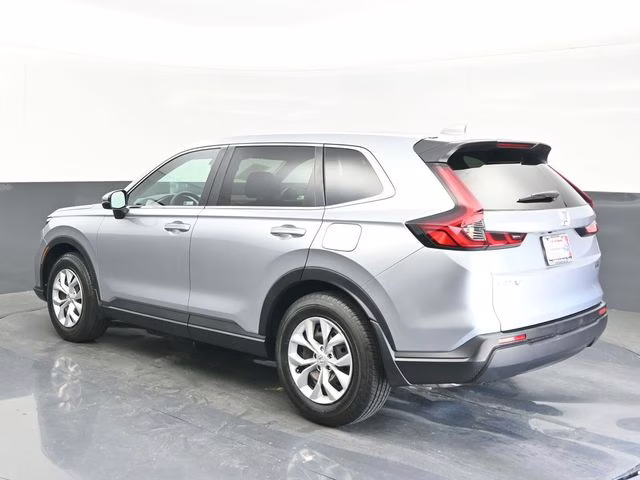 2025 Solar Silver Metallic Honda CR-V LX AWD SUV