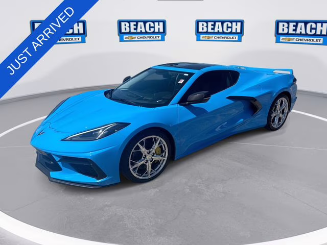 2020 Blue Chevrolet Corvette Stingray RWD Coupe