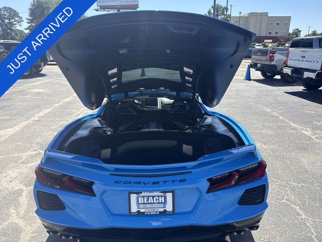 2020 Blue Chevrolet Corvette Stingray RWD Coupe
