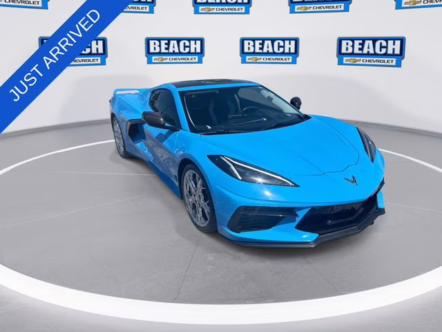 2020 Blue Chevrolet Corvette Stingray RWD Coupe