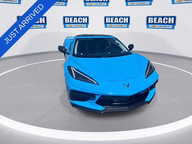 2020 Blue Chevrolet Corvette Stingray RWD Coupe