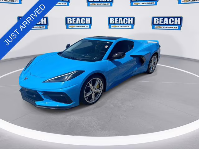 2020 Blue Chevrolet Corvette Stingray RWD Coupe