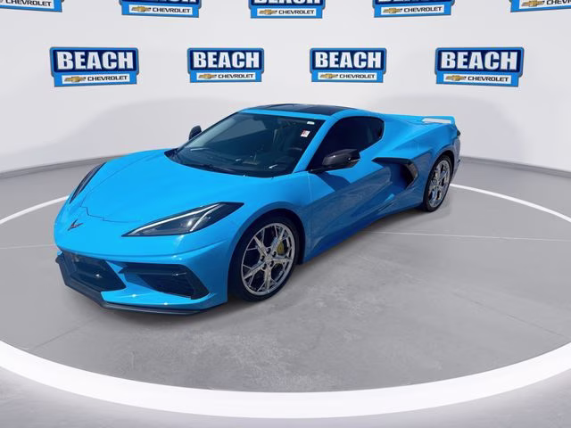 2020 Blue Chevrolet Corvette Stingray RWD Coupe