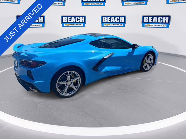2020 Blue Chevrolet Corvette Stingray RWD Coupe