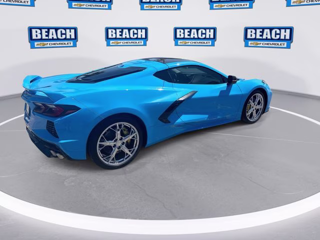 2020 Blue Chevrolet Corvette Stingray RWD Coupe