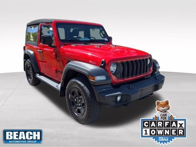 2024 Firecracker Red Clearcoat Jeep Wrangler Sport 4X4 SUV
