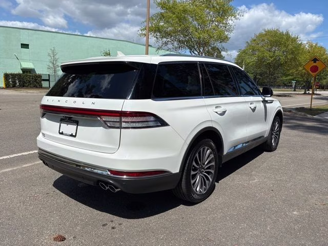 2020 White Metallic Lincoln Aviator Reserve AWD SUV