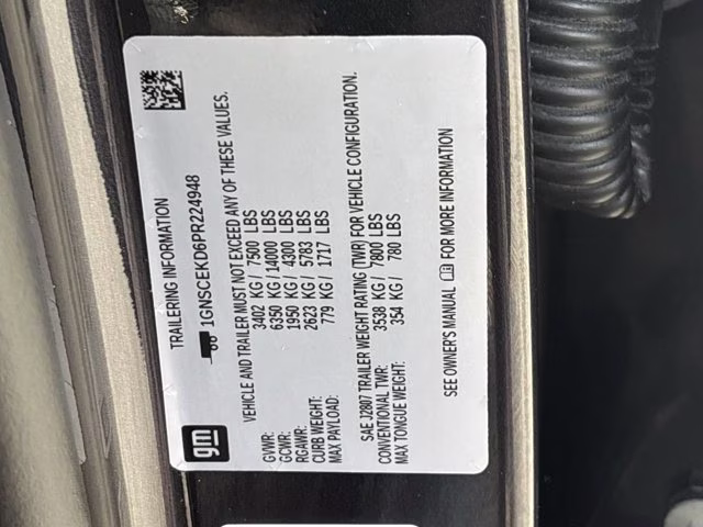 2023 Dark Ash Metallic Chevrolet Suburban RST RWD SUV