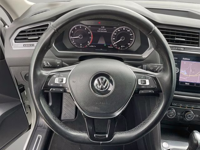 2019 Pure White Volkswagen Tiguan 2.0T SEL Premium AWD SUV