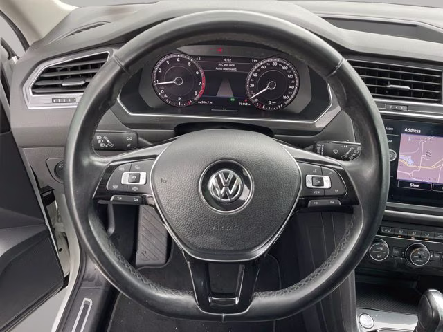 2019 Pure White Volkswagen Tiguan 2.0T SEL Premium AWD SUV