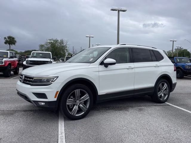 2019 Pure White Volkswagen Tiguan SEL Premium AWD SUV