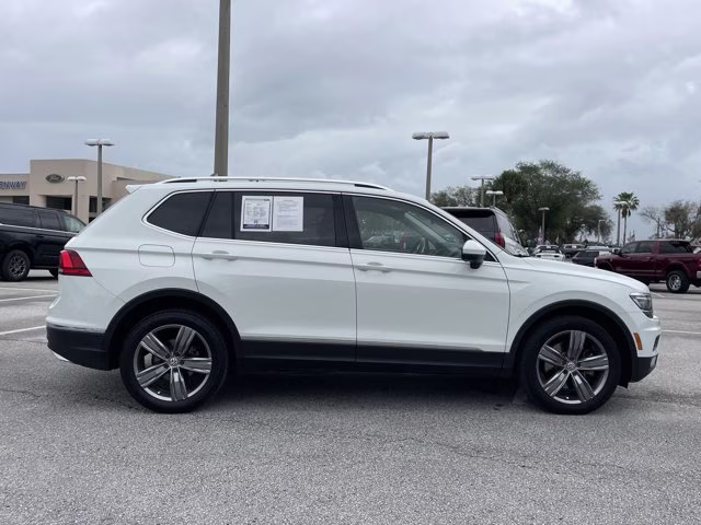 2019 Pure White Volkswagen Tiguan SEL Premium AWD SUV