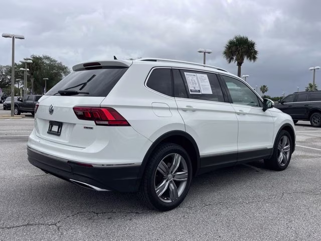 2019 Pure White Volkswagen Tiguan SEL Premium AWD SUV