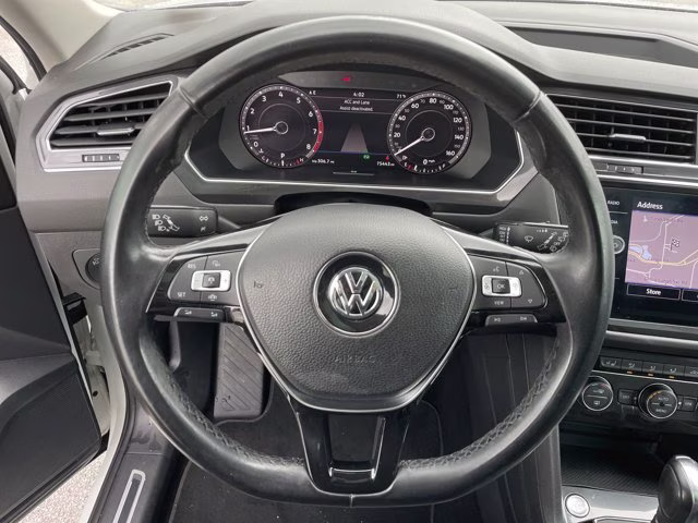 2019 Pure White Volkswagen Tiguan SEL Premium AWD SUV