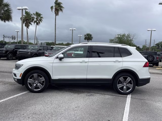 2019 Pure White Volkswagen Tiguan SEL Premium AWD SUV