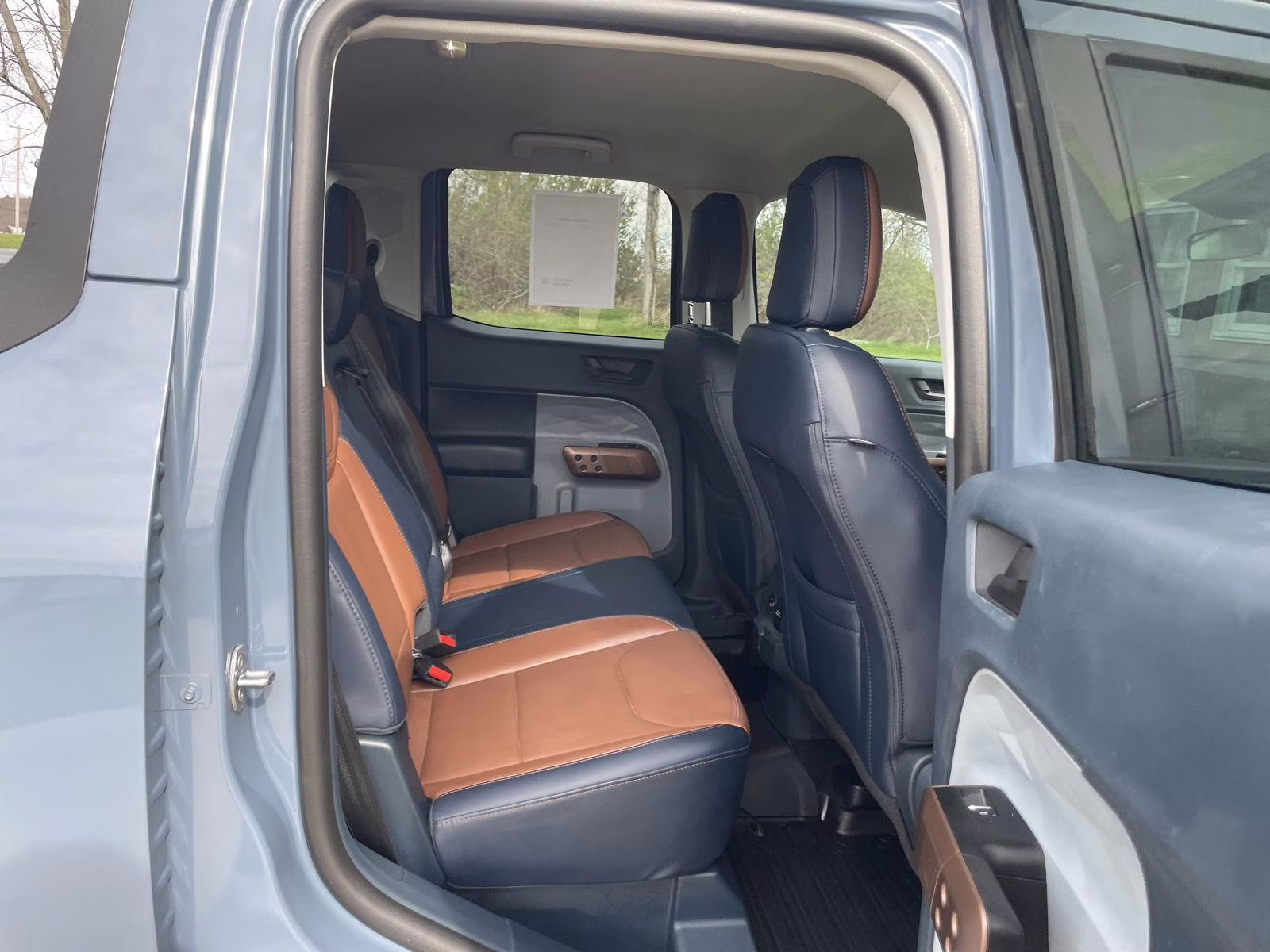 2024 Azure Gray Metallic Tri-Coat Ford Maverick LARIAT AWD Truck