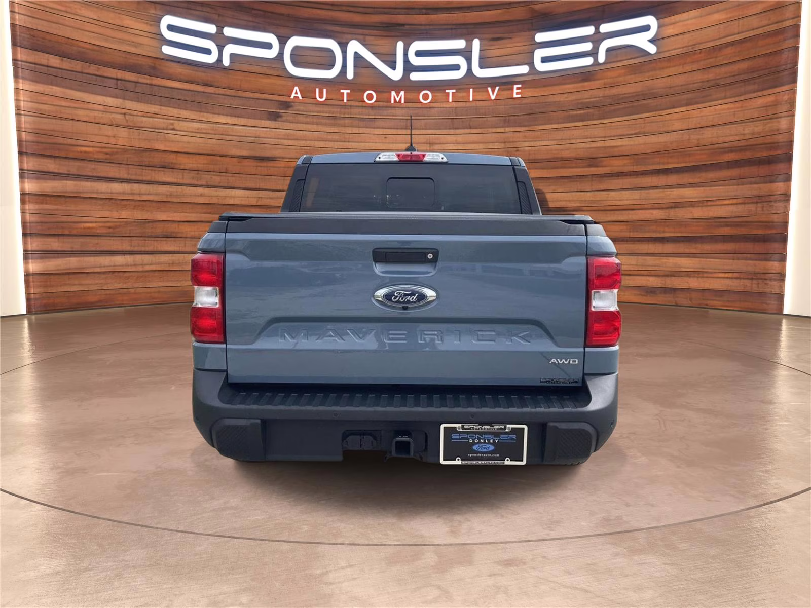 2024 Azure Gray Metallic Tri-Coat Ford Maverick LARIAT AWD Truck