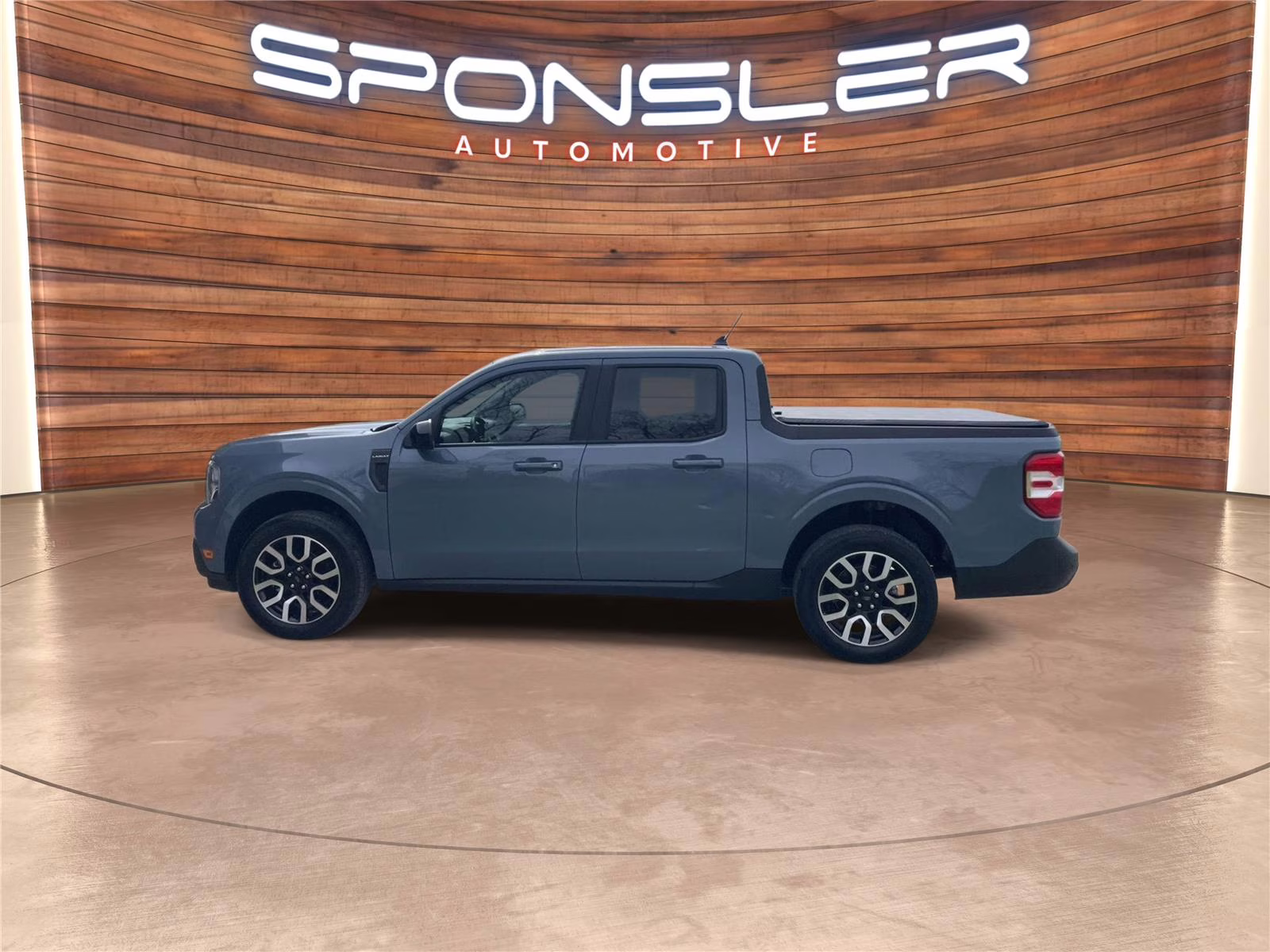 2024 Azure Gray Metallic Tri-Coat Ford Maverick LARIAT AWD Truck