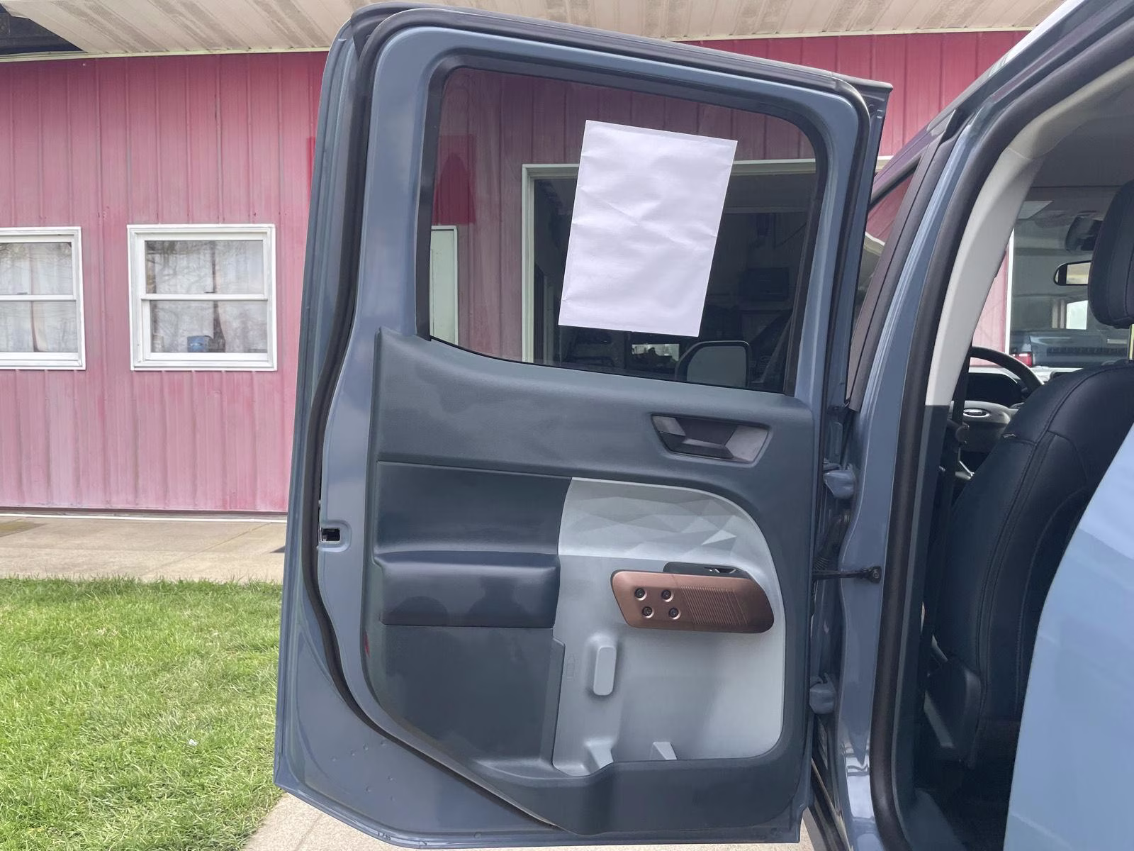 2024 Azure Gray Metallic Tri-Coat Ford Maverick LARIAT AWD Truck