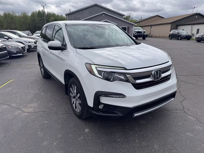 2020 Platinum White Pearl Honda Pilot EX FWD SUV