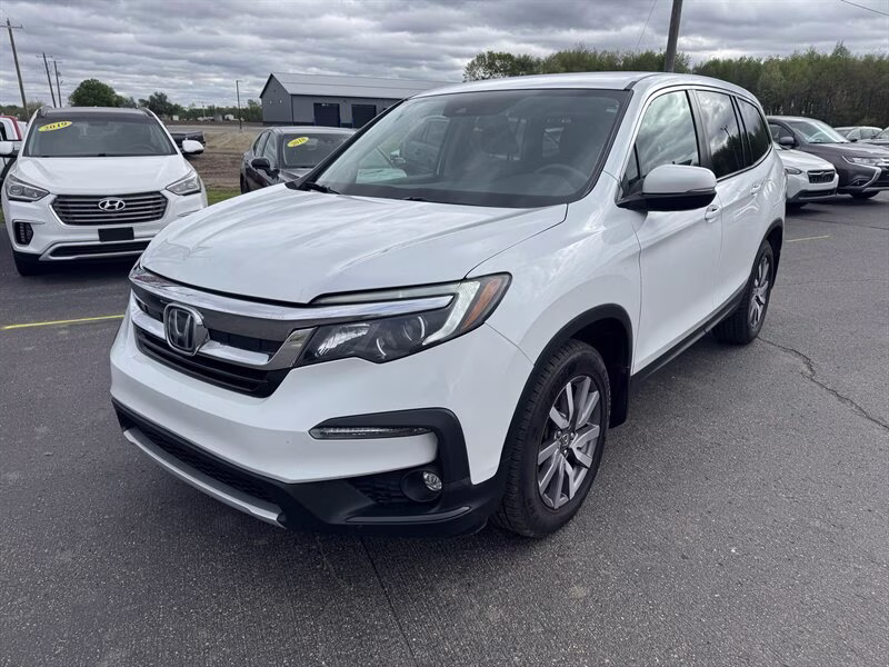 2020 Platinum White Pearl Honda Pilot EX FWD SUV