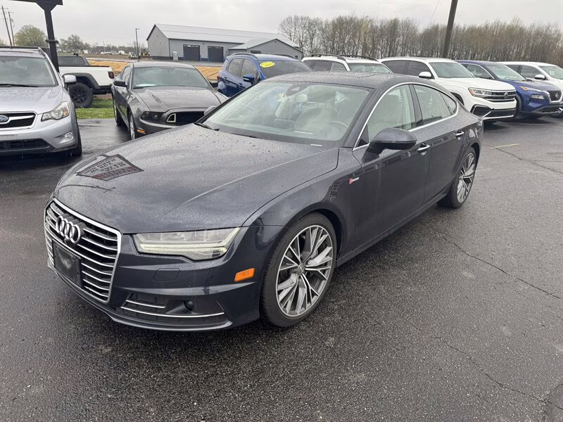 2016 Moonlight Blue Metallic Audi A7 3.0T quattro Prestige AWD Sedan