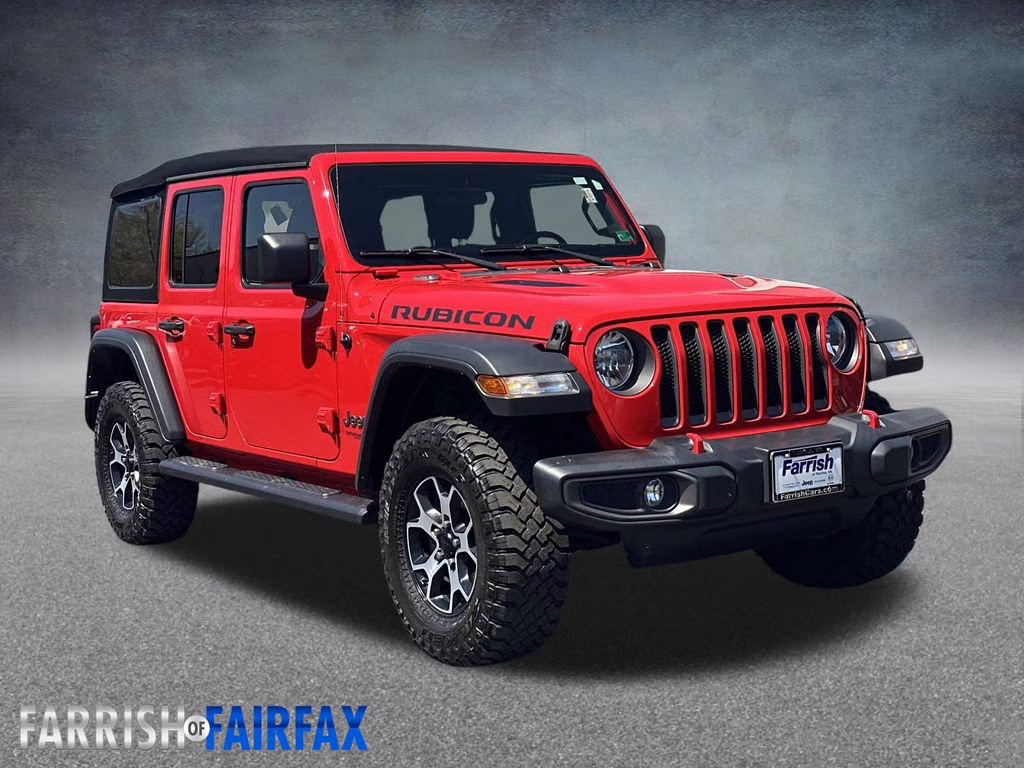 2021 Firecracker Red Clearcoat Jeep Wrangler Unlimited Rubicon 4X4 SUV