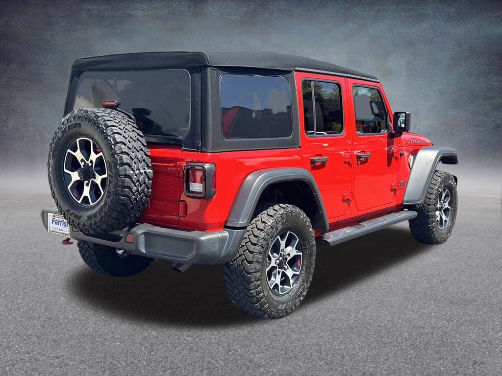 2021 Firecracker Red Clearcoat Jeep Wrangler Unlimited Rubicon 4X4 SUV