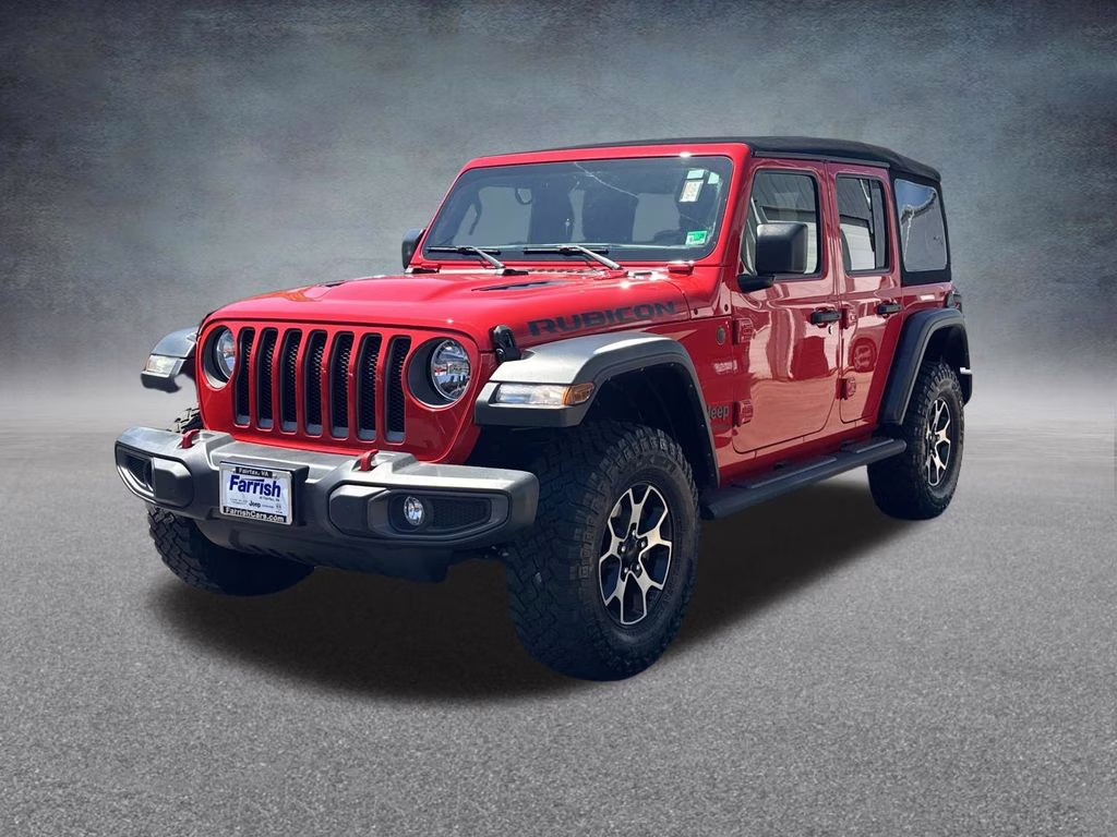 2021 Firecracker Red Clearcoat Jeep Wrangler Unlimited Rubicon 4X4 SUV