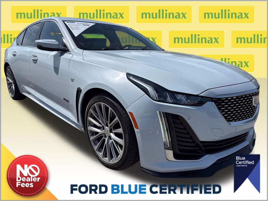 2022 Diamond Sky Metallic Cadillac CT5 Premium Luxury RWD Sedan