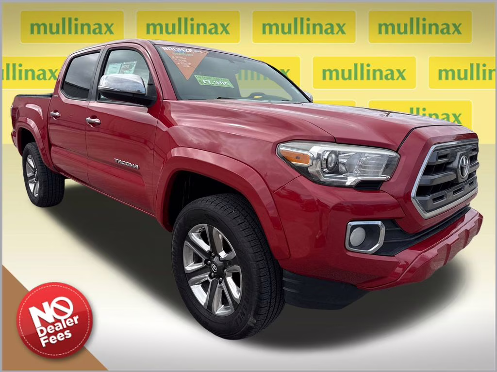2017 Barcelona Red Metallic Toyota Tacoma Limited RWD Truck