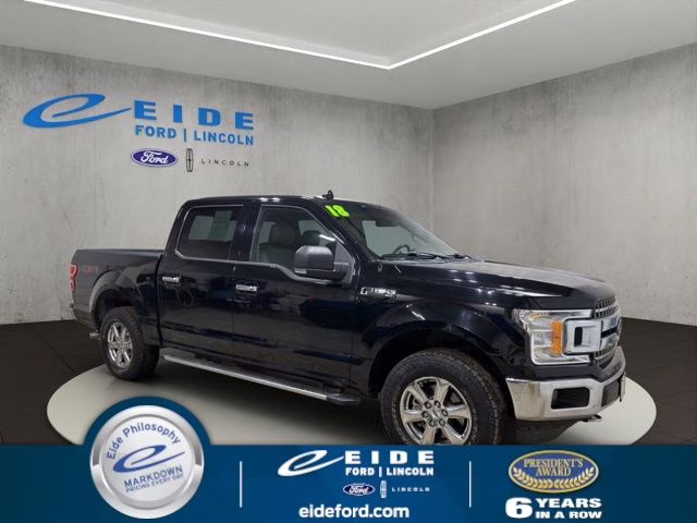 2018 Shadow Black Ford F-150 XLT 4X4 Truck