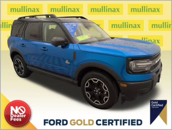 2025 Velocity Blue Metallic Ford Bronco Sport Outer Banks 4X4 SUV