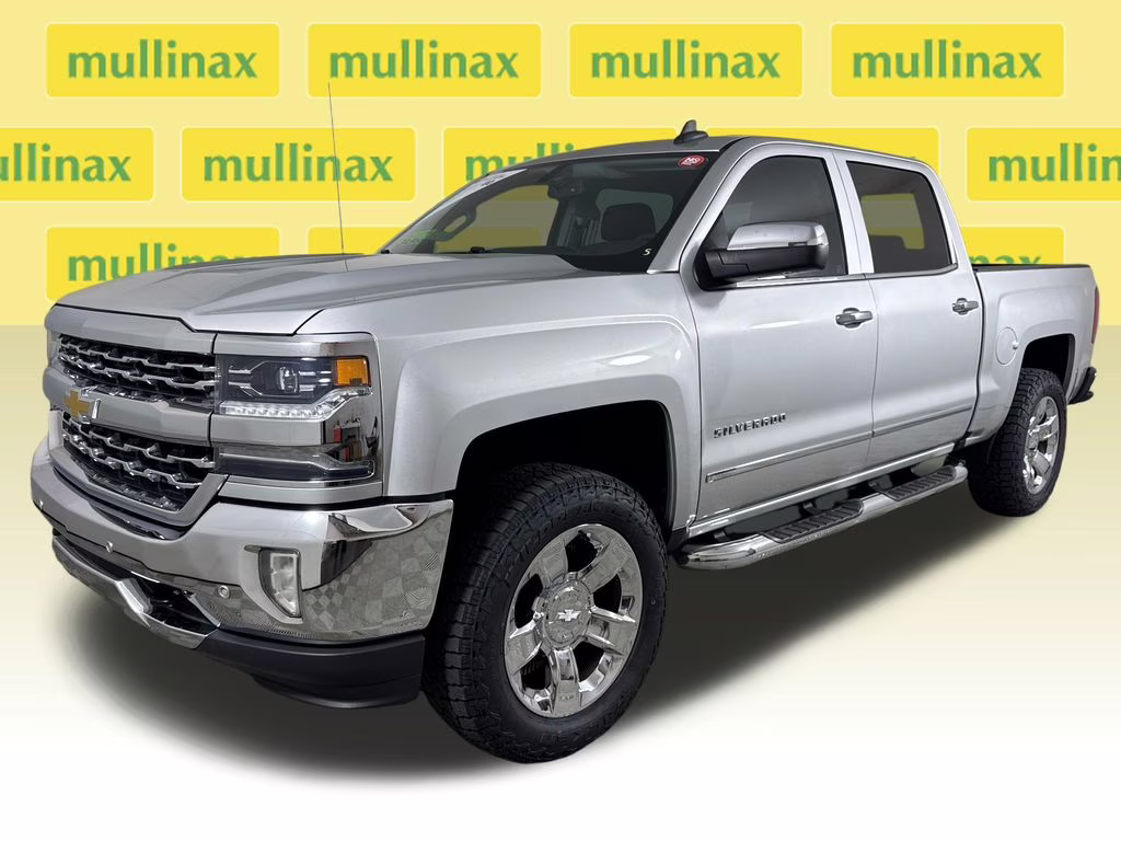 2018 Silver Ice Metallic Chevrolet Silverado 1500 LTZ RWD Truck