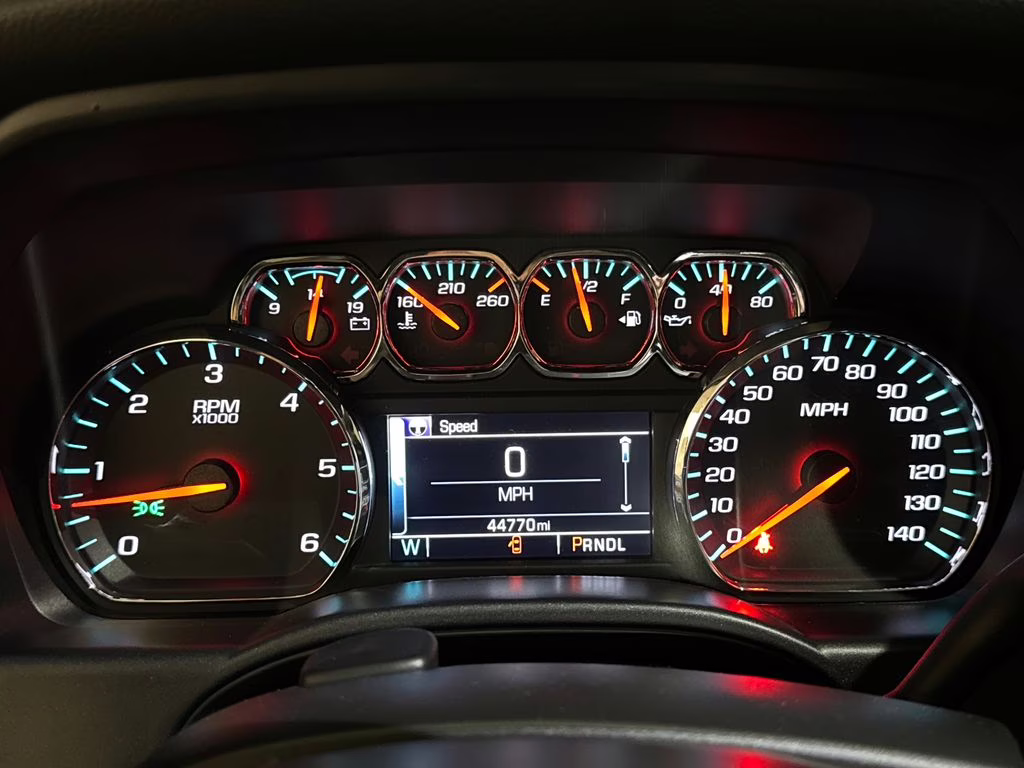 2018 Silver Ice Metallic Chevrolet Silverado 1500 LTZ RWD Truck