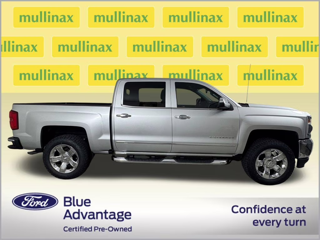 2018 Silver Ice Metallic Chevrolet Silverado 1500 LTZ RWD Truck