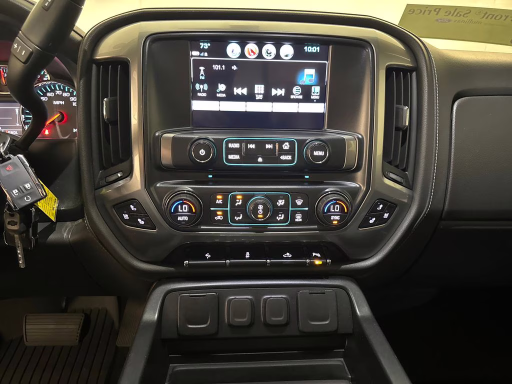 2018 Silver Ice Metallic Chevrolet Silverado 1500 LTZ RWD Truck