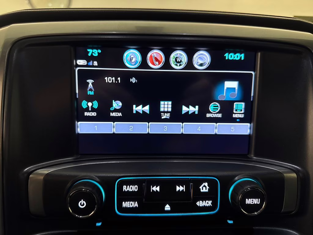 2018 Silver Ice Metallic Chevrolet Silverado 1500 LTZ RWD Truck