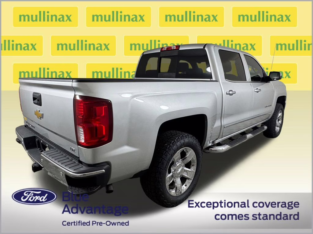 2018 Silver Ice Metallic Chevrolet Silverado 1500 LTZ RWD Truck